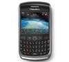 BLACKBERRY Curve 8900 - Französische AZERTY-Tastatur + Schwarze Lederhülle Displayschutz