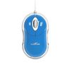 BLUESTORK Maus Bumpy blau + Hub 4 USB 2.0 Ports + Spender EKNLINMULT mit 100 Feuchttüchern