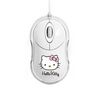 BLUESTORK Maus mit Kabelanschluss Bumpy Hello Kitty - weiß