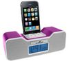BLUESTORK Radiowecker-Lautsprecher mit Dock für iPod Bikini Snooze pink