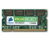 CORSAIR Speicher Value Select SO-DIMM 512 MB PC 2700 (VS512SDS333) + USB-Hub 4 Ports UH-10 + Belüftete Docking-Station - F5L001 für Notebooks 15.4''