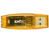 EMTEC USB-Stick 2.0 C400 16 GB - orange + USB-Hub 4 Ports UH-10