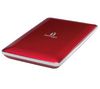 IOMEGA Externe Festplatte Pportable eGo Mac Edition 320 GB - Ruby Red + Hülle LArobe schwarz/wasabi für externe Festplatte 2,5