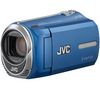 JVC Camcorder GZ-MS210 blau + SDHC-Speicherkarte 8 GB