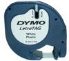 LETRATAG Plastikkartusche schwarz/weiß S0721610 (12 x 4 mm)