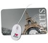 MOBILITY LAB Set Paris, Mouse & the City: optische Maus USB 2.0 + Mauspad