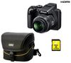 NIKON Coolpix P100 + Mini-Tasche Nikon + SD-Speicherkarte 4 GB