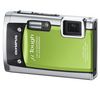 OLYMPUS µ[mju:]  Tough-6020 - grün + Ultrakompaktes Etui 9,5 x 2,7 x 6,5 cm + SDHC-Speicherkarte 16 GB