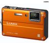 PANASONIC Lumix  DMC-FT2 orange + Hartschalen-Etui Panasonic schwarz