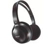 PHILIPS Drahtloser Kopfhörer SHC 1300/00 - Schwarz + Digitalstereosound-Hörer (CS01)
