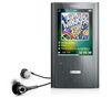 PHILIPS MP3-Player GoGear Ariaz 4 GB - Silver + Ohrhörer STEALTH - schwarz