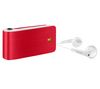 PHILIPS MP3-Player GoGear SA018102R 2 GB - Rot + USB-Ladegerät - weiß