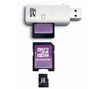 PIXMANIA MicroSD-Speicherkarte 8 GB + SD-Adapter + USB-Lesegerät