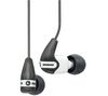 SHURE In-Ear-Kopfhörer SE210 Weiß  + 5 Paar Schaumstoff-Ohrpassstücke PA910M schwarz