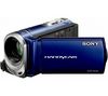 SONY Camcorder DCR-SX34 blau + Speicherkartenleser 1000 in 1 USB 2.0 + Lithium-Akku NP-FV50 + SDHC-Speicherkarte 4 GB
