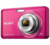 SONY Cyber-shot  DSC-W310 Pink + Etui TNB Schwarz-Pink