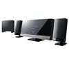 SONY Home Cinema System DAV-F200 + Wandhalterung für WMS705LB Lautsprecherbox - schwarz + Lautsprecherständer mit runden Metallfüßen 49594 Schwarz
