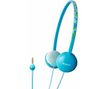 SONY Kopfhörer MDR-370LP - Blau + Audio-Adapter - Klinken-Doppelstecker - 1 x 3,5 mm Stecker auf 2 x 3,5 mm Buchse