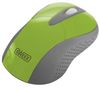 SWEEX Drahtlose Maus Wireless Mouse MI425 - Green Lime + Hub 2-en-1 7 Ports USB 2.0 + Spender EKNLINMULT mit 100 Feuchttüchern