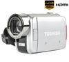 TOSHIBA HD-Camcorder Camileo H30 silver + Etui PX1659E-1NCA + SDHC-Speicherkarte 8 GB