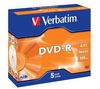 VERBATIM 5 DVD-Rs 4.7 GB + Tasche für CDs RBNW-224