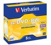 VERBATIM 5 DVD+RWs 4.7 GB