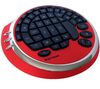 WOLFKING Gaming-Tastatur Warrior Gamepad - rot + USB-Hub 4 Ports UH-10 + Druckluftspray Gaming Duster (100 ml) + Mousepad CT medium 4mm schwarz