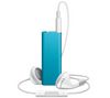 APPLE iPod shuffle 2 GB Blau (MC384QB/A) - NEW + Silikonetuis 4er Pack + Netz-/USB-Ladegerät IW200
