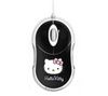 BLUESTORK Maus mit Kabelanschluss Bumpy Hello Kitty - schwarz + Hub 4 USB 2.0 Ports