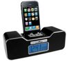 BLUESTORK Radiowecker-Lautsprecher mit Dock für iPod Bikini Snooze schwarz