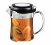 BODUM Teekanne aus Glas Bistro 10797-10 mit Siebeinsatz  + 2 Tassen-Set Jumbo Bistro 10605-10