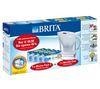 BRITA Set mit 4 Packs von 3 Kartuschen MAXTRA + 1 Tischwasserfilter Marella Cool - JAHRESPAKET