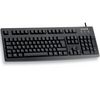 CHERRY Tastatur G83-6104 schwarz + Spender EKNLINMULT mit 100 Feuchttüchern