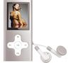 CLIP SONIC MP3-Player MP206 Radio 4GB - grau + USB-Ladegerät - weiß