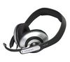 Mikrofon-Kopfhörer HS-600 - Skype-geeignet + Spender EKNLINMULT mit 100 Feuchttüchern + Mini-Gas zum Entstauben 150 ml