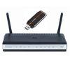 Wireless N Starter Kit DKT-400 - Wireless Router + Hub USB Plus 4 Ports USB 2.0 Mac/PC - braun