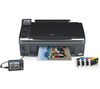 EPSON Drucker Stylus SX410 + T071 - Druckerpatrone - 1 x Schwarz + T071 - Druckerpatrone - 1 x Cyan + T071 - Druckerpatrone - 1 x Magenta + T071 - Druckerpatrone - 1 x Gelb
