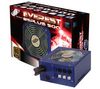 FORTRON PC-Netzteil Everest 500 BRONZE 85 PLUS - modular - 500 W + Gehäuselüfter Neon LED 120 mm - Blau + Lüftersteuerung Modern-V schwarz