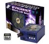 FORTRON PC-Netzteil Everest 600 BRONZE 85 PLUS - modular - 600 W + Gehäuselüfter Neon LED 120 mm - Blau + PC-Lüfter Blade Master 80 mm + Anti-Vibrations-Plugs aus Gummi für Lüfter (4 Stück)