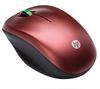 HP Drahtlose Maus Wireless Optical Mobile Mouse WE788AA - rot + USB-Hub 4 Ports UH-10