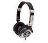 Kopfhörer EarPollution Custom NervePipe - Earlogo / ChromeBlack + Audio-Verlängerungskabel 3,5-mm-Klinken-Stecker/Kupplung Stereo, 3 m