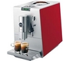 JURA Kaffeeautomat ENA 7 - Coffee Cherry Red + Entkalker für Espressomaschinen + 6teiliges Espressotassen-Set - K1700-03-167 - Gelb + 6teiliges Mokkalöffelset BARCELONA K6334-16