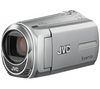 JVC Camcorder GZ-MS210 Silber + Speicherkartenleser 1000 in 1 USB 2.0 + Tasche  + Akku BN-VG114 + SDHC-Speicherkarte 8 GB