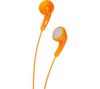 JVC Kopfhörer Gumy HA-F140 orange + Audio-Adapter - Klinken-Doppelstecker - 1 x 3,5 mm Stecker auf 2 x 3,5 mm Buchse