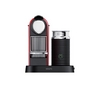 KRUPS Espressomaschine Nespresso Citiz & Milk XN7106 - Flame Red + Entkalker 250ml + 2er Set Espressogläser PAVINA 4557-10 + Dosierlöffel