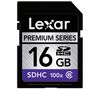 LEXAR SDHC-Speicherkarte Premium 16 GB 100x