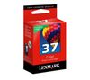 LEXMARK Tintenpatrone N°37 - Farbe + Tintenpatrone N°36 - schwarz + USB-Kabel A männlich / B männlich 1,80m