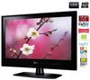 LG LED-Fernseher 22LE3300 + TV-Möbel Nelio - rot