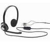 LOGITECH Headset Clear Chat Stereo + Spender EKNLINMULT mit 100 Feuchttüchern + Nachfüllpack mit 100 Feuchttüchern + Gas zum Entstauben aus allen Positionen 250 ml