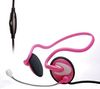 Kopfhörer MadHead MHP-02 - pink + Spender EKNLINMULT mit 100 Feuchttüchern